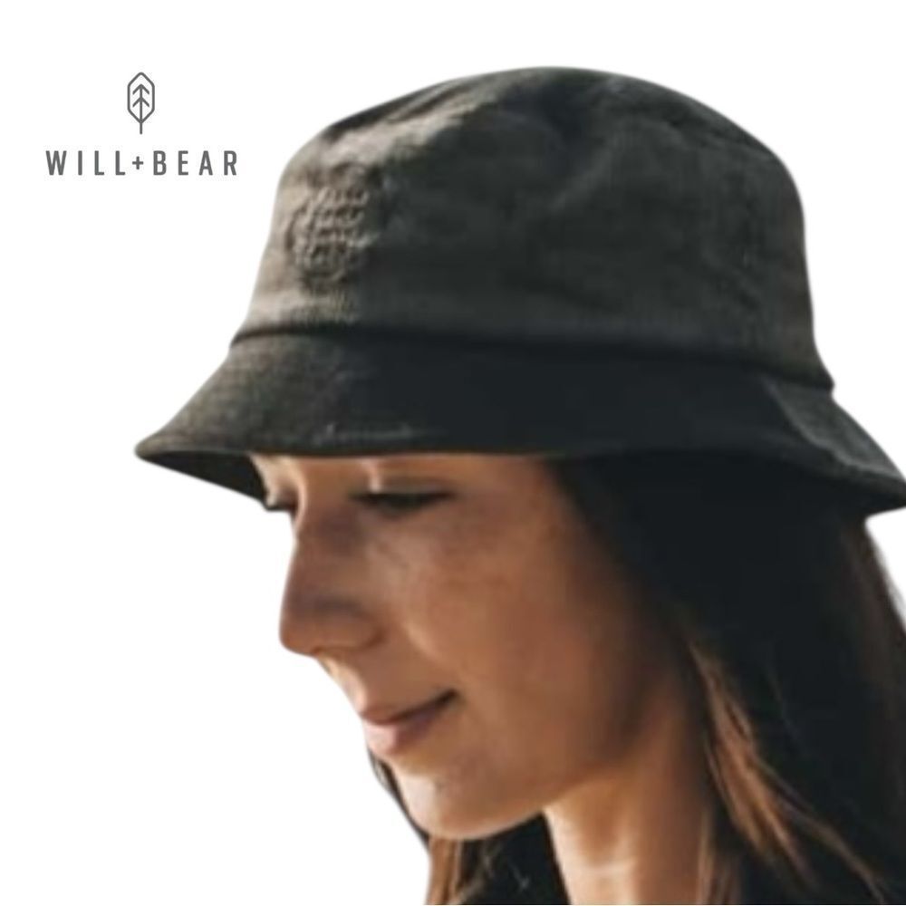 NEW Will + Bear Earth Bucket Organic Hemp Bucket Cap Hat M